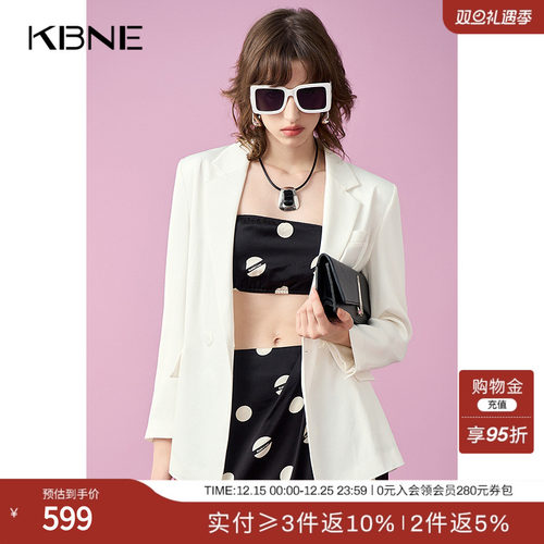 KBNE【商场同款】西装外套女小个子上衣2025夏季新款超好看小西服