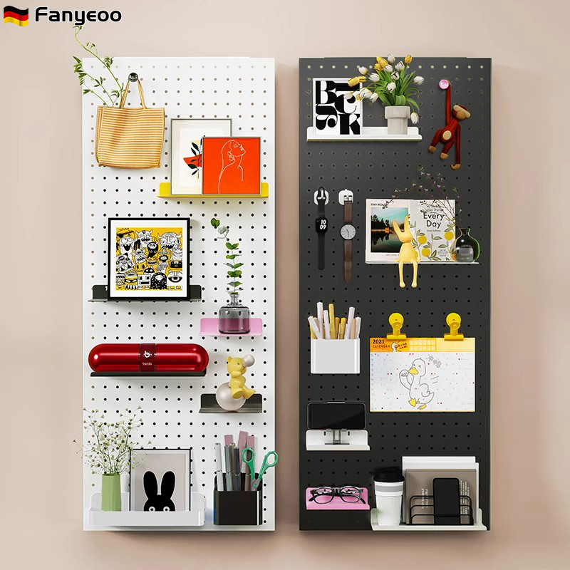 洞洞板置物架收纳架子洞洞板配件