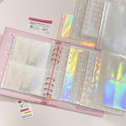 10PCS/Pack A5 Kpop Photocard Binder Sleeves Idol Photo Card