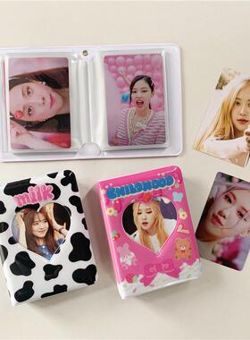 card holder kpop 3 Inch Mini Photo Album Photocard Id Holder
