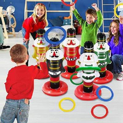Christmas Hat Ferrule PVC Inflatable Children's Birthda跨境