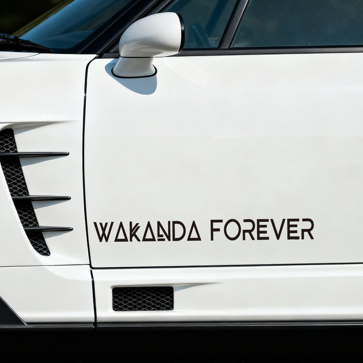 黑豹精神漫威经典款防水防晒电动摩托车汽车后窗电脑机箱装饰贴纸