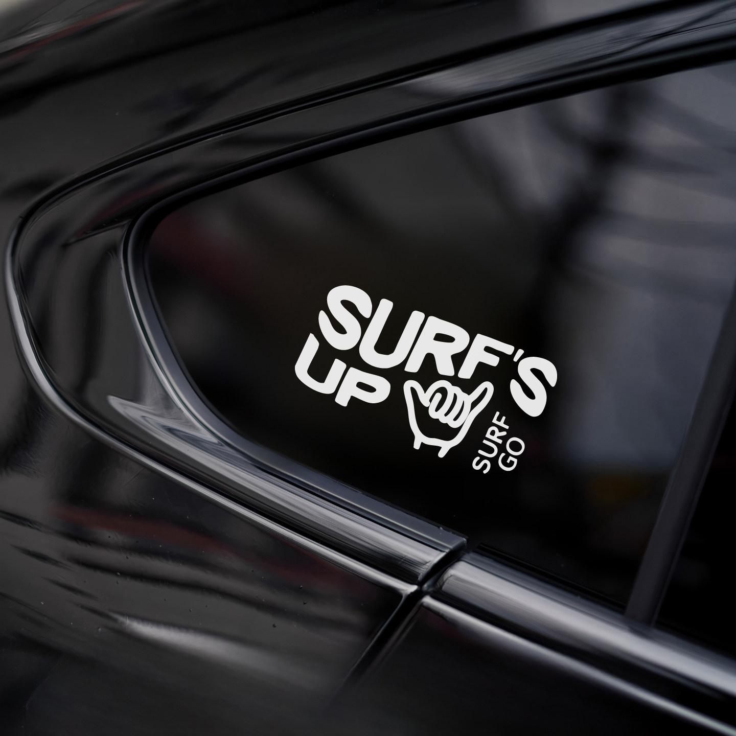 SURF'SUP冲浪主题汽车贴纸