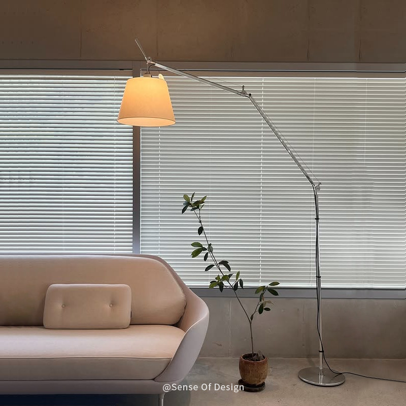 丫头的灯铺 意大利Tolomeo摇臂落地灯设计师款中古别墅客厅钓鱼灯