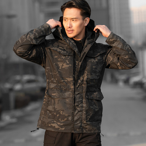 执正官风衣外套中长款防风防水