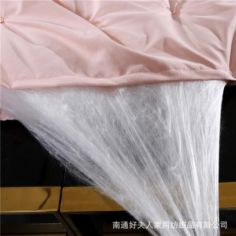 正品祥0支全棉蚕丝被100蚕春秋被子母桑被全棉加厚8冬被芯丝学生