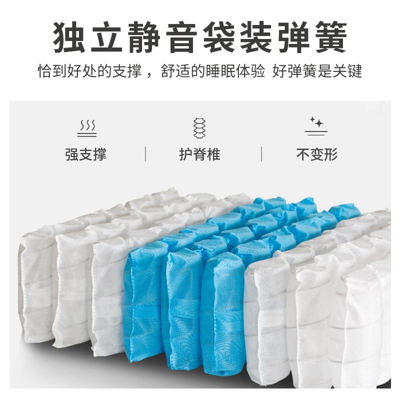 酒弹簧床755垫床垫厚垫席梦思垫民宿用记忆棉乳店胶软家垫床垫床