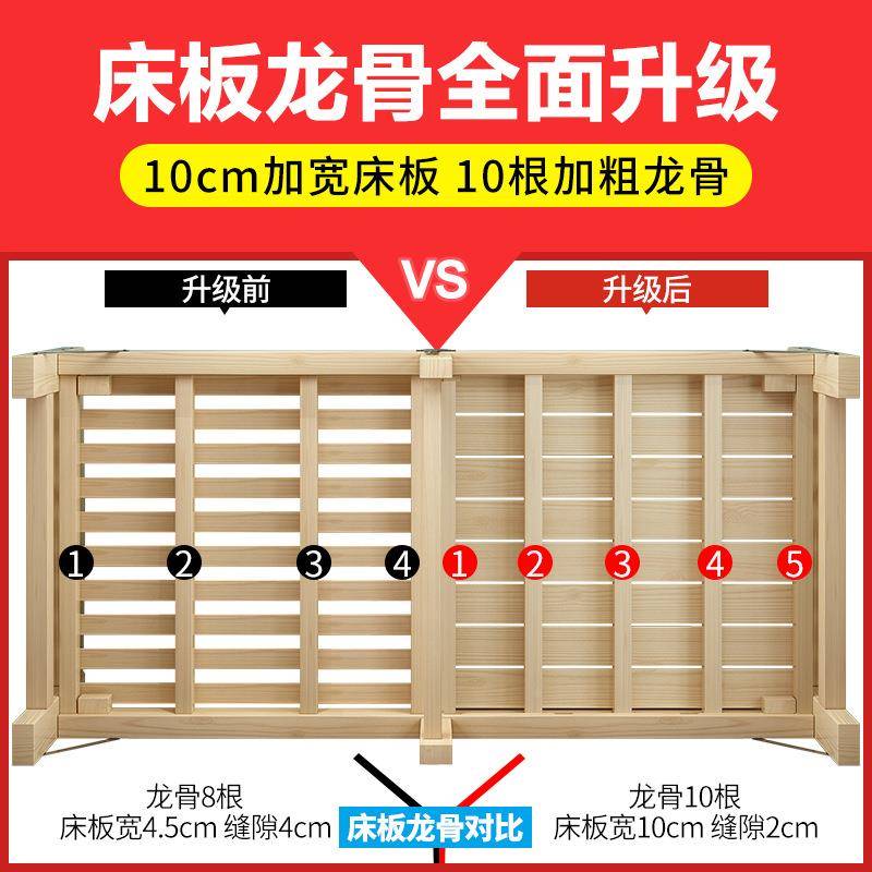 折叠床床单人折叠米床单887双人午睡午休床人床简易床实木床1.2床