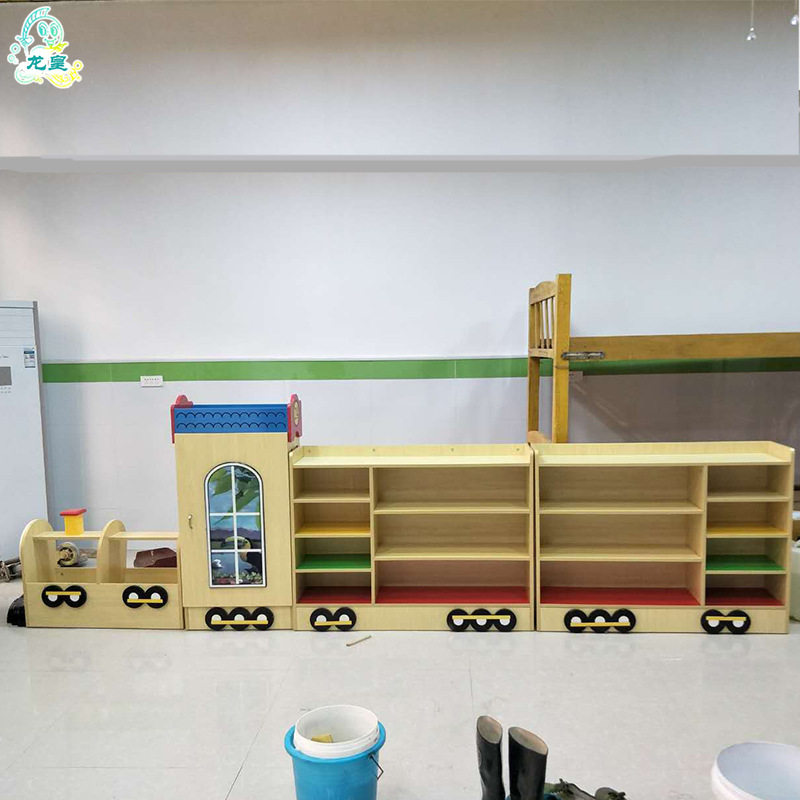 幼儿园区域组合柜储物柜儿童区角玩具柜防火板密度板柜子儿童房