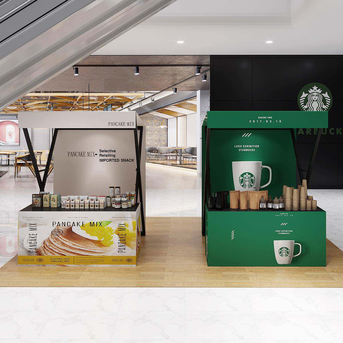 网红商场型摆活动展示架户外景区可移动大摊街架集市美食小吃摊架