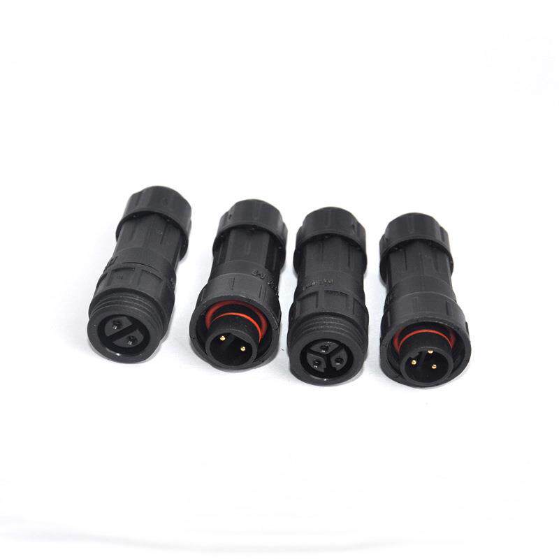 东略圆形组装式防连器IP68防水接头LED路水灯接芯4AIJ防水连接器