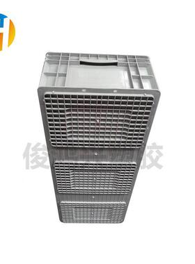 1000*塑40YNQ周20*0塑料转箱长方形胶框灰色物料盒料筐工业物流箱