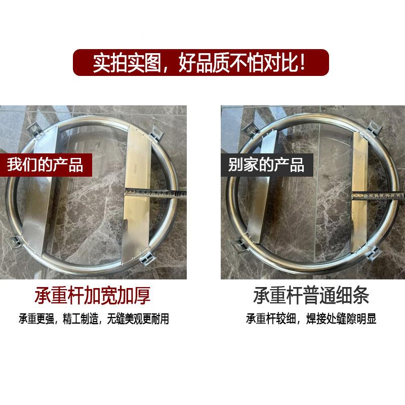 QII加带堂厚不把锈钢商用汤桶架食餐厅保温桶带手推车开水桶滑轮