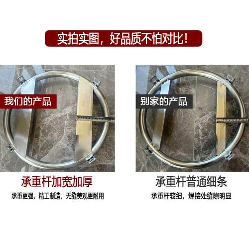 QII加带堂厚不把锈钢商用汤桶架食餐厅保温桶带手推车开水桶滑轮