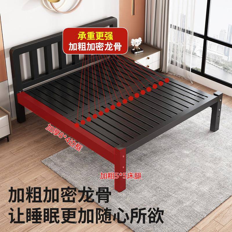 加固加厚欧式户铁床见详情铁床1米双人床1.8现艺代单简约小型出租