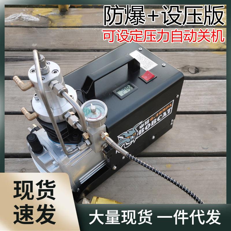 xl6z电动高压打气机30mpa 高压充气泵40mpa 小型单缸水冷打气