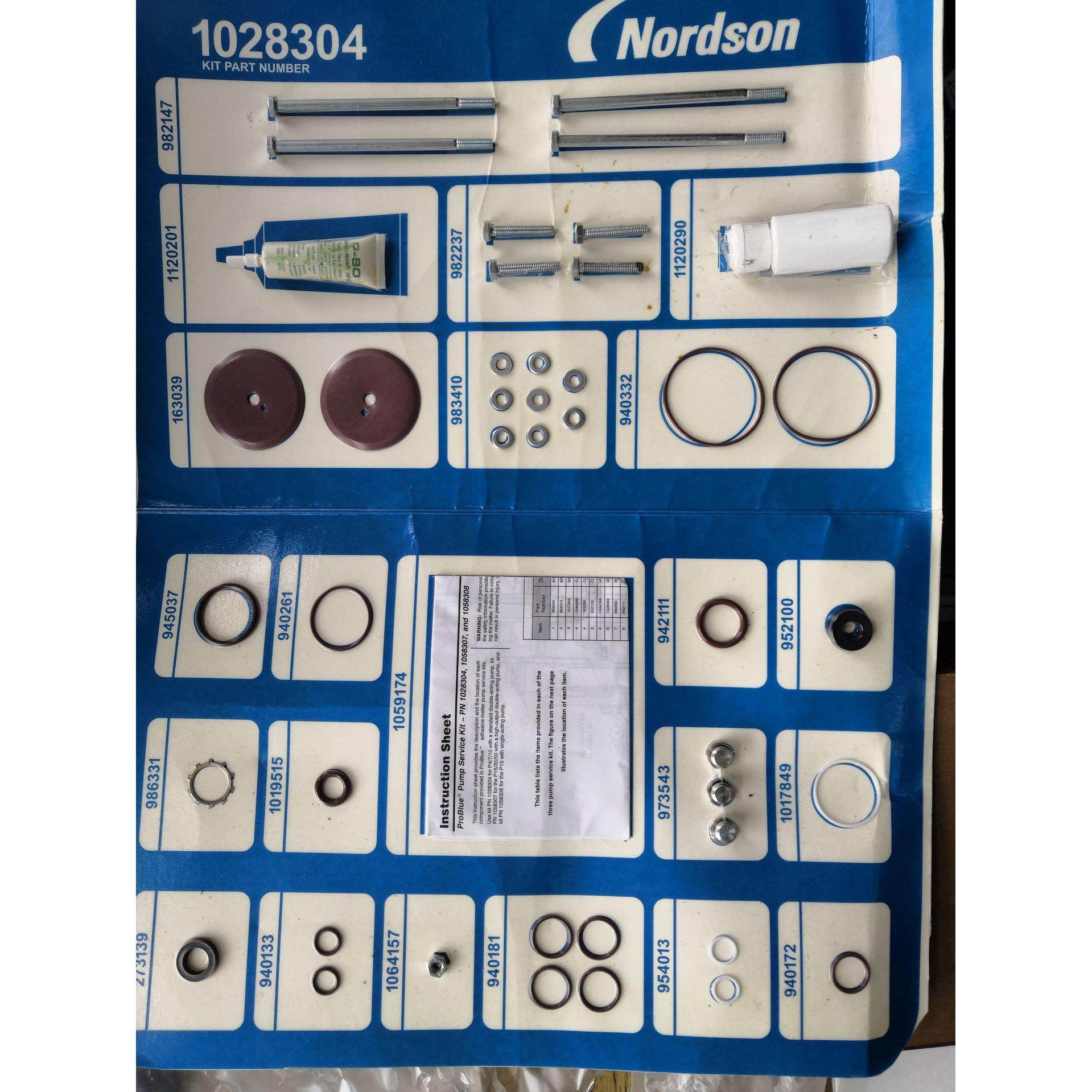 nordson胶机气压泵维修包 P4/7/10泵用 SERVICE,PUMP 1028304