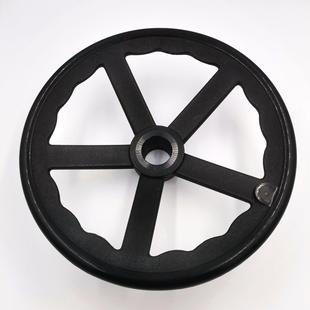 河北厂家销电动执行机构手轮PA66/PP五辐handwheel配手柄量大从优