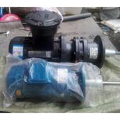 立式 1.1kw马达全铜芯减速机配304不锈钢杆子叶片低速搅拌防爆电机