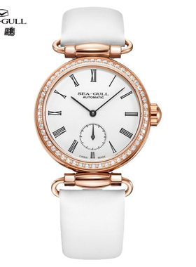 海鸥表女士款自动机械表小秒针假日系列腕表潮流国表6065L