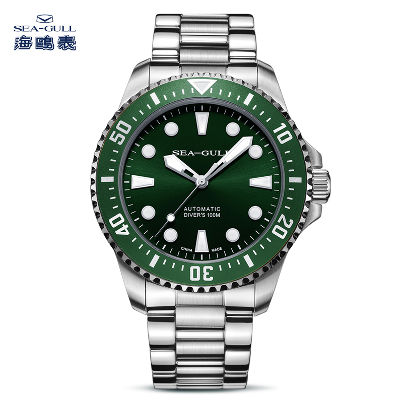 海鸥表男款夜光百米防水运动手表