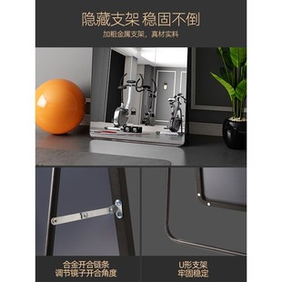 跳舞镜子舞蹈室练舞瑜伽健身大尺寸全身镜家用加宽试衣穿衣落