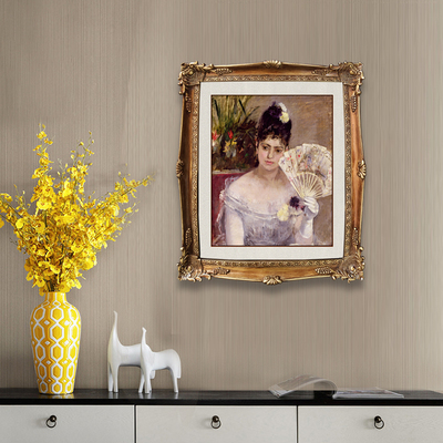 贝蒂莫里索油画作品欧式轻奢风格相框芭蕾舞女孩玄关装饰画卧室画