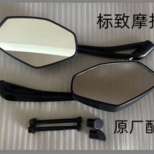 标致摩托SF3QP00T-12C小怪兽SF4后视镜原厂配件