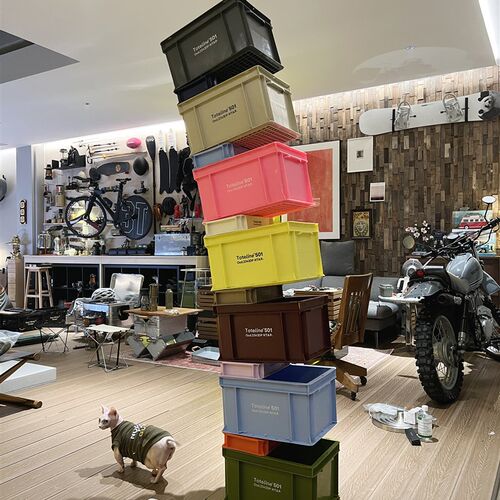 HTAP绝版色少量收纳箱日系家居车载堆叠可搭配木板加厚塑料包邮