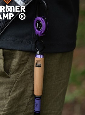 钓鱼伸缩扣户外露营垂钓登山徒步背包防丢多功能挂钩Farmer Camp