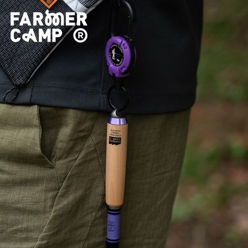 钓鱼伸缩扣户外露营垂钓登山徒步背包防丢多功能挂钩Farmer Camp