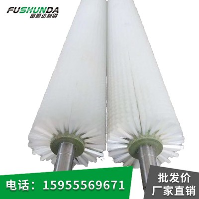 毛刷辊工业 尼龙丝毛刷辊 毛刷滚筒 猪鬃马尾刷辊 软毛硬毛毛刷辊