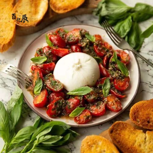 Burrata Cheese 恩特雷松露/烟熏布拉塔奶酪100g爆浆芝士布袋生酮