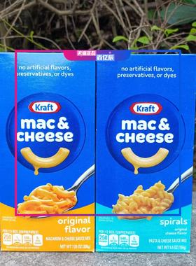 美国进口螺蛳粉芝士通心粉奶酪味意大利面Kraft Macaroni CHEESE