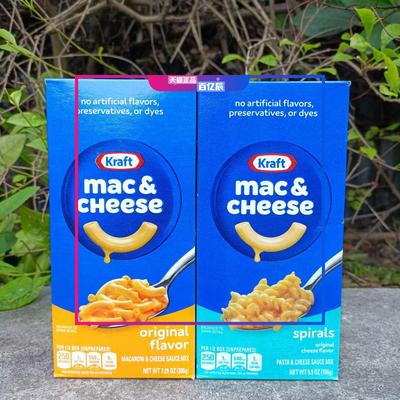 美国进口螺蛳粉芝士通心粉奶酪味意大利面Kraft Macaroni CHEESE