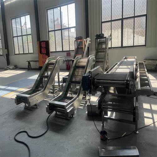 猪蹄烘烤风干传送机食品肉类生产输送流水线不锈钢网带传动链