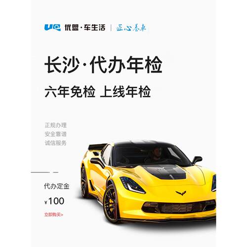 长沙车辆年检车务代办验车服务外牌上线检车尾气年审汽车异地审车