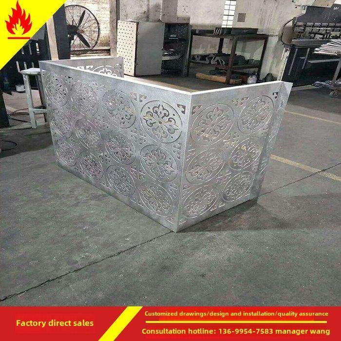 新正牌雕刻空调罩/冲洗式空调防护罩/铝合金空调罩/室外空调主机