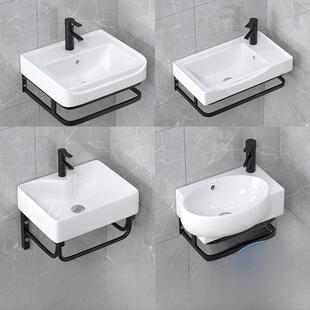 简易陶瓷洗手盆小户型迷你小型挂墙式单盆小尺寸洗脸盆卫生间水池