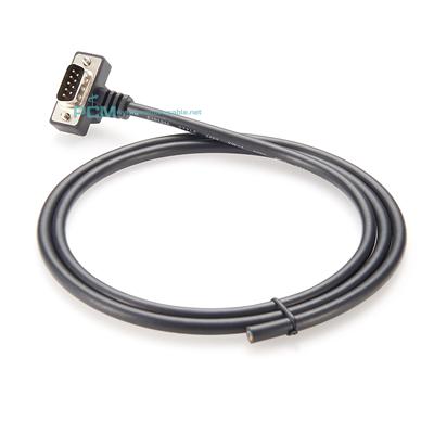 232串口DB9弯头串口延长线9针单头线免焊接线公头母头屏蔽数据线