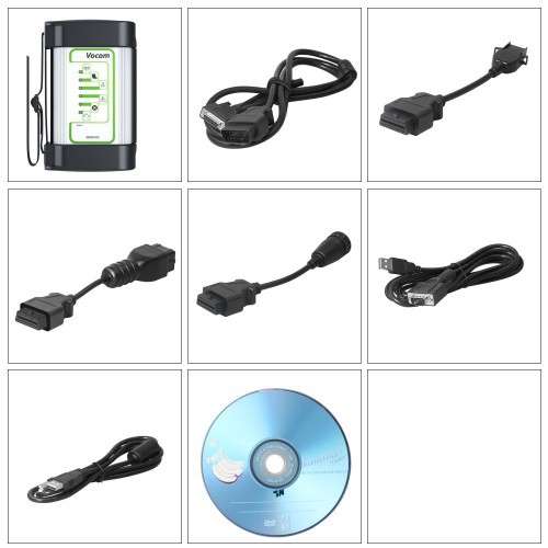 Volvo 88890300 Vocom Interface OBD2 V2.7.25 沃尔沃故障诊断仪
