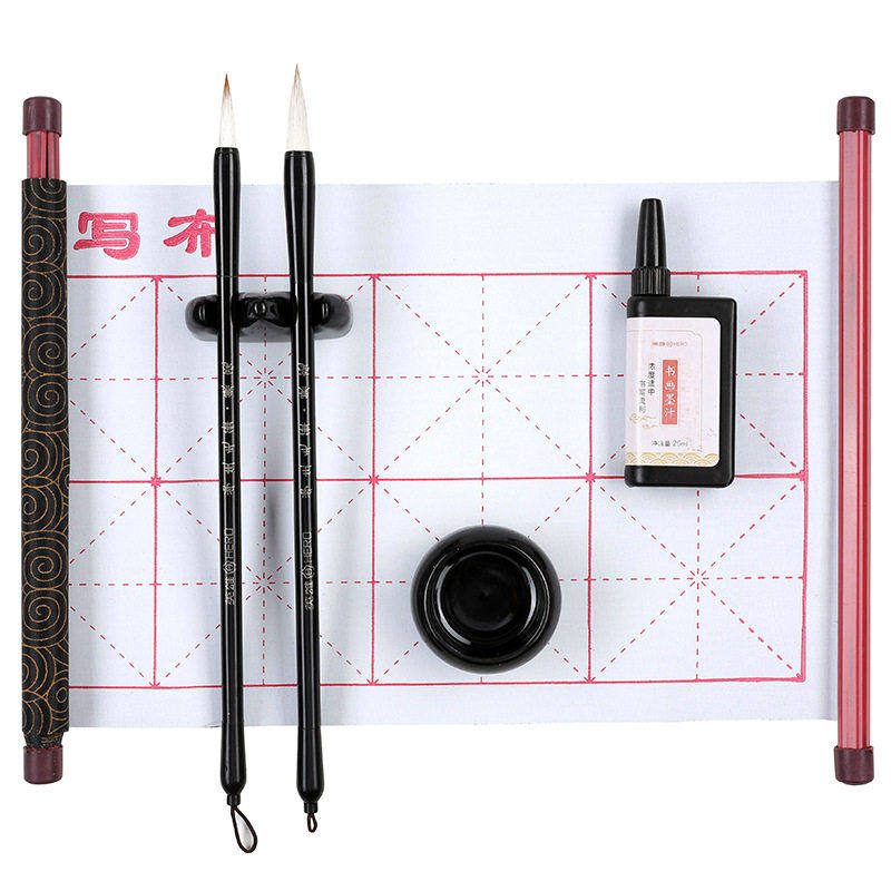 HERO英雄9823狼毫毛笔套装初学者书法成人书写套装写字帖水写布,五金/工具,毛笔,淘宝优惠券,粉丝福利购,淘宝优惠卷
