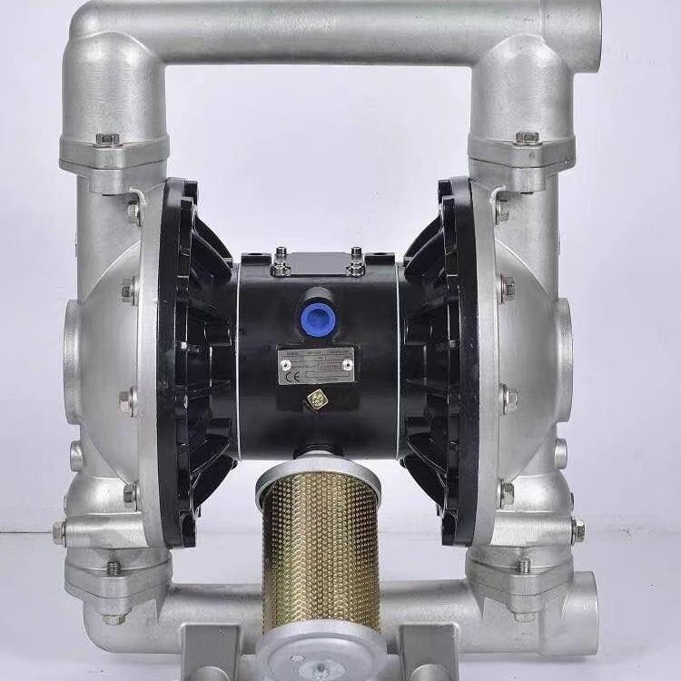 厂家直销机电设备耐腐蚀化工泵 边立式气动铝合金双隔膜泵BML-40S