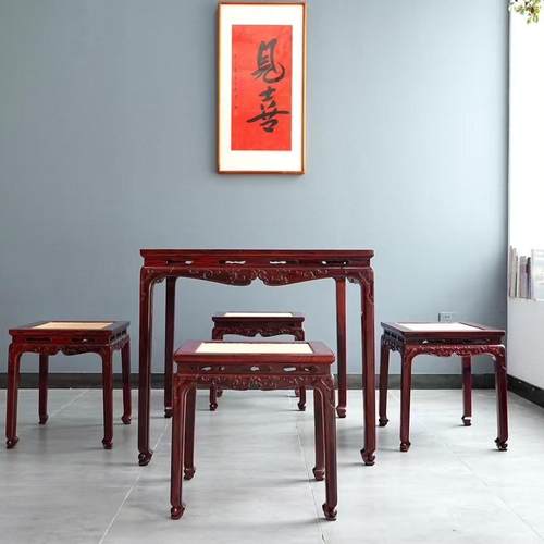 赫芬顿中式玄关桌条几