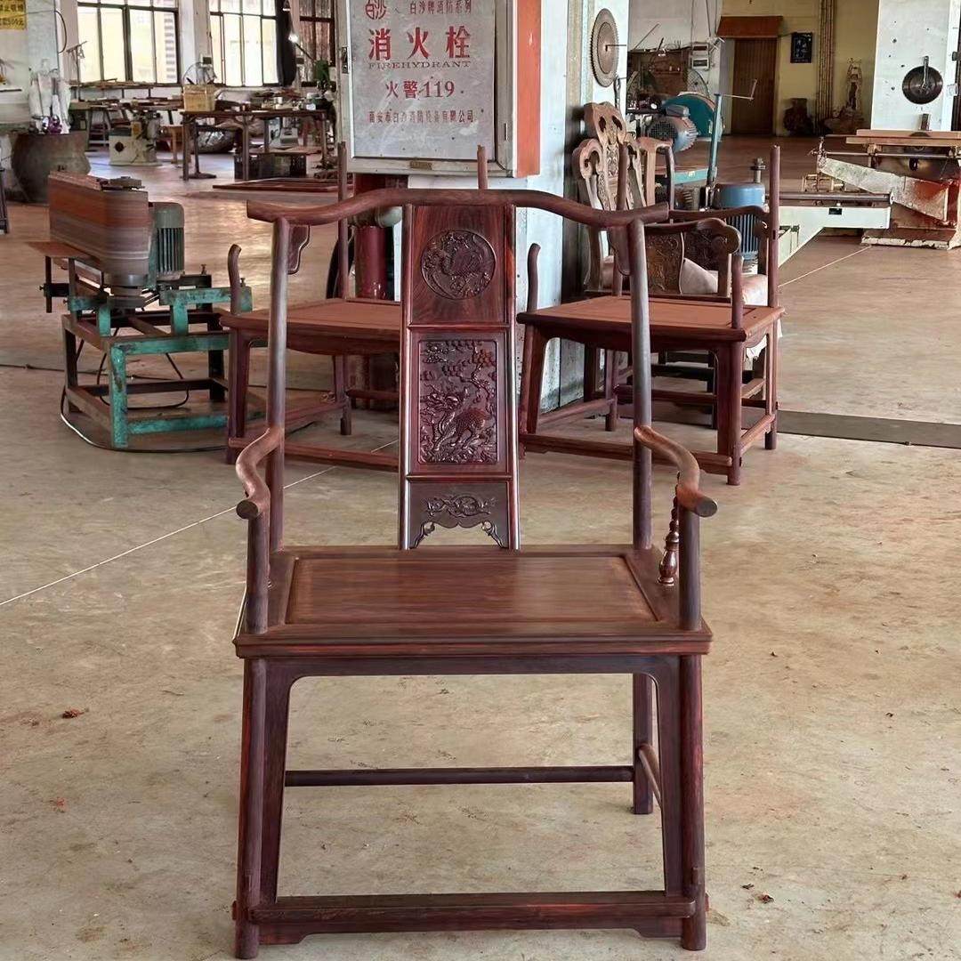 印度小叶紫檀皇宫椅檀香紫檀太师椅红木家具圈椅三件套椅子定制,住宅家具,红木边桌几类,淘宝优惠券,粉丝福利购,淘宝优惠卷