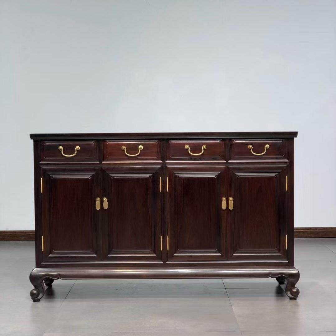 大红酸枝雕花餐边柜红木家具茶水柜中式复古实木酒水柜碗柜储物柜,住宅家具,红木餐边柜,淘宝优惠券,粉丝福利购,淘宝优惠卷