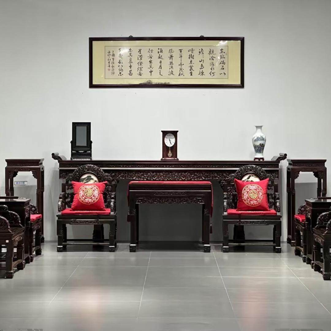 大红酸枝老料刀牙翘头案实木供桌玄关台中堂条案红木仿古实木家具,住宅家具,红木边桌几类,淘宝优惠券,粉丝福利购,淘宝优惠卷