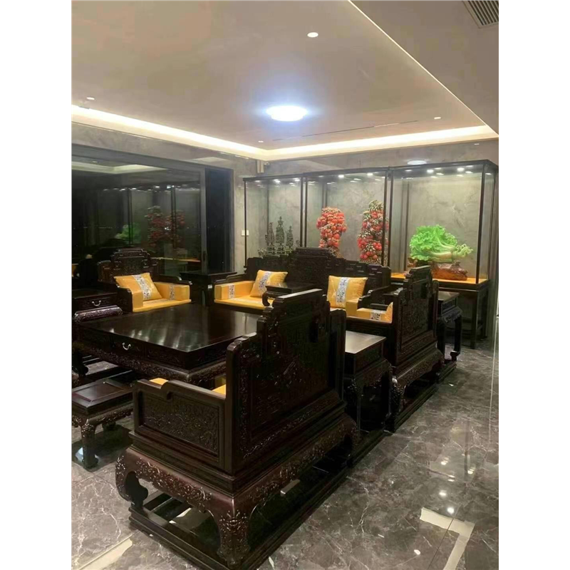 茶楼公司客厅别墅紫檀沙发中式小叶客厅酒店印度所红木家具会,住宅家具,红木沙发,淘宝优惠券,粉丝福利购,淘宝优惠卷