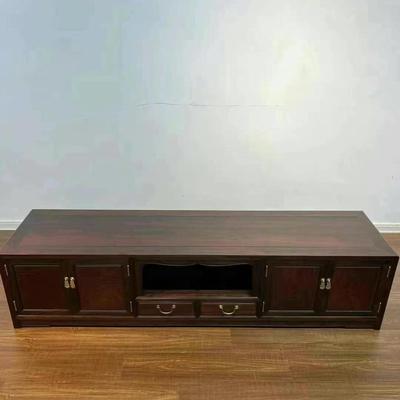 国标红木家具老挝大红酸枝雕花弯脚电视柜交趾黄檀地柜客厅影视柜