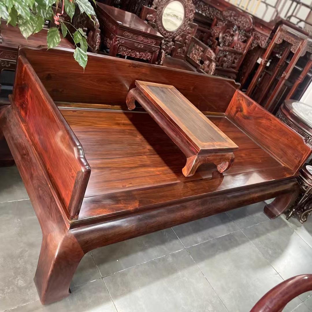 新中式酸枝木罗汉床现代古典高档红木仿古禅意沙发床小户型罗汉榻